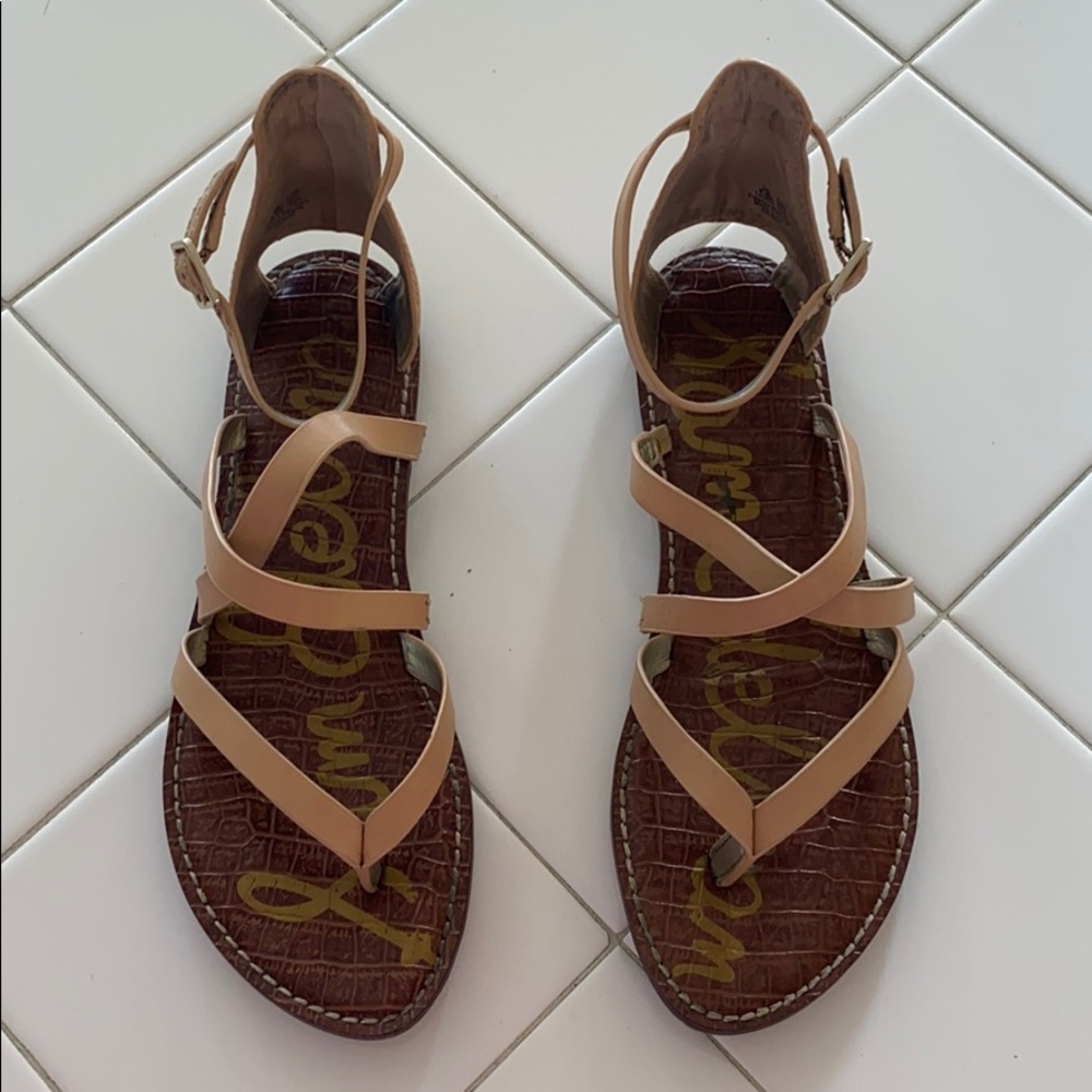 Sam Edelman nude gladiator sandals size 9.5